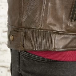 Age Of Glory - Rogue Leather Jacket - Brown -Moto Style Shop ageofglory roguejacket brown5