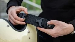 Wentworth Sling - Motorcycle Helmet Carrier - Black -Moto Style Shop blk4