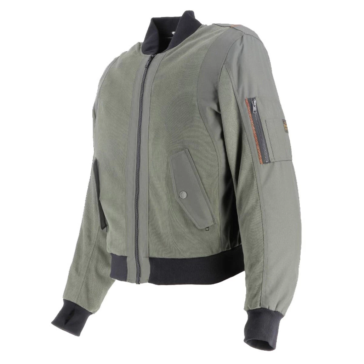 Helstons Elis - Air Mesh Textile Jacket - Khaki 4 Helstons Elis - Air Mesh Textile Jacket - Khaki - Image 2