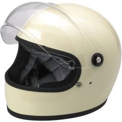 Biltwell Gringo S Bubble Visor - Clear - Anti Fog -Moto Style Shop detail 518 1433440525 shield gbubble clear helmet open