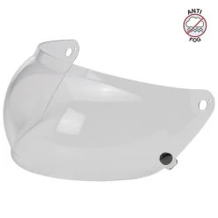 Biltwell Gringo S Bubble Visor - Clear - Anti Fog