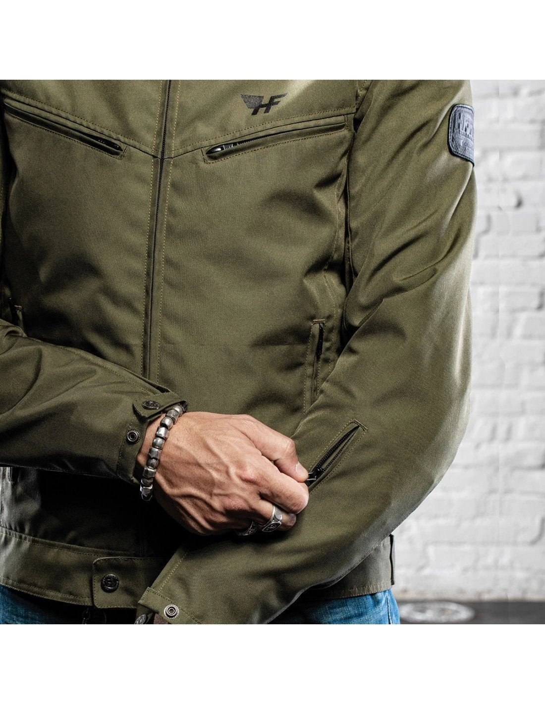 Holy Freedom - Ever Military Motorcycle Jacket - Military Green 8 Holy Freedom - Ever Military Motorcycle Jacket - Military Green - Image 6