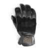 Fuel Rodeo Gloves - Black Leather -Moto Style Shop fuel rodeo black1