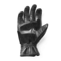 Fuel Rodeo Gloves - Black Leather -Moto Style Shop fuel rodeo black2