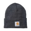 Carhartt Rib Knit Beanie - Coal Heather -Moto Style Shop heath