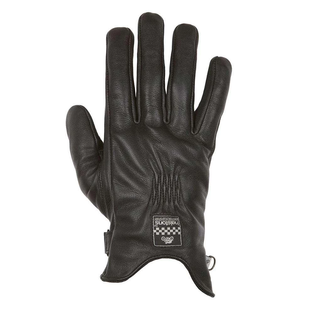 Helstons CONDOR Leather Motorcycle Gloves - Black 3 Helstons CONDOR Leather Motorcycle Gloves - Black