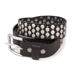 Helstons Studded Leather Belt