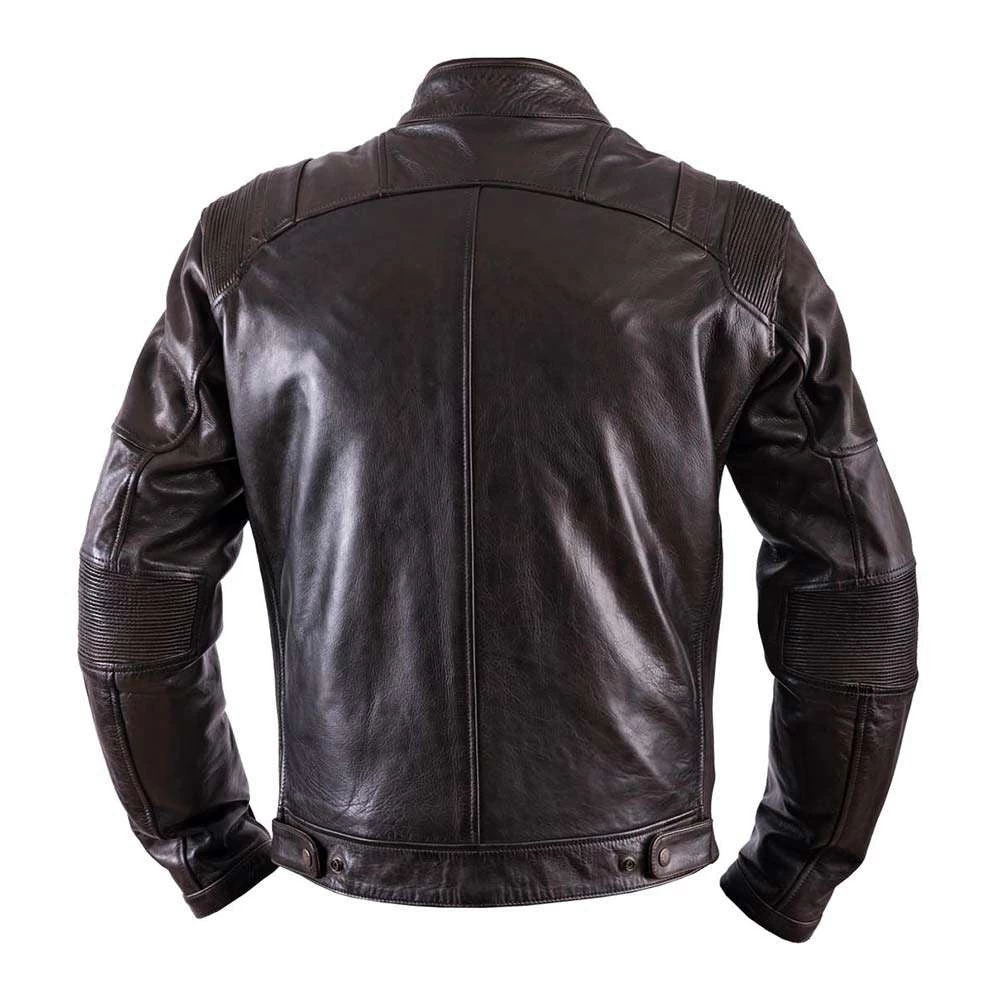 Helstons TRUST Leather Motorcycle Jacket - Brown 4 Helstons TRUST Leather Motorcycle Jacket - Brown - Image 2