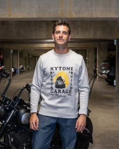 Kytone - Sweats Skull Garage - Grey Sweatshirt