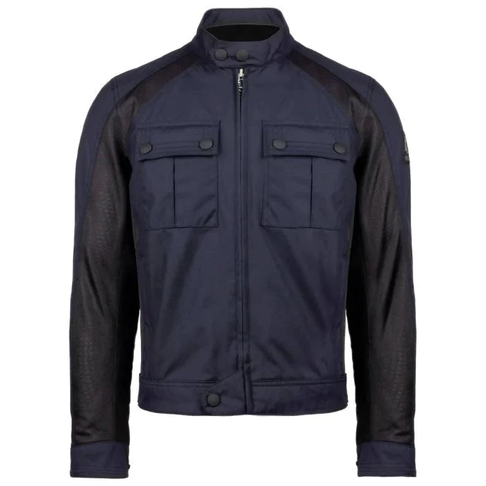 Belstaff Temple Summer Motorcycle Jacket - Dark Navy 3 Belstaff Temple Summer Motorcycle Jacket - Dark Navy
